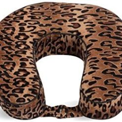 World's Best Cushion/Soft Memory Foam Neck Pillow, Leopard